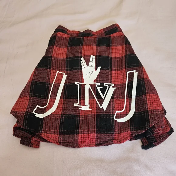 Kids Checked Fake Two Plaid Shirt Pants unisex JFORJUNIOR - Picture 5 of 14